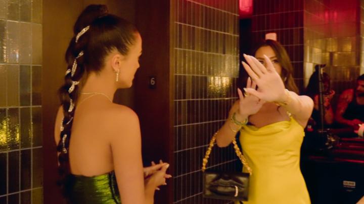 This Selling the City realtor breaks the fourth wall in the middle of a massive fight...Denise Richards-style 👀 All episodes now playing.
