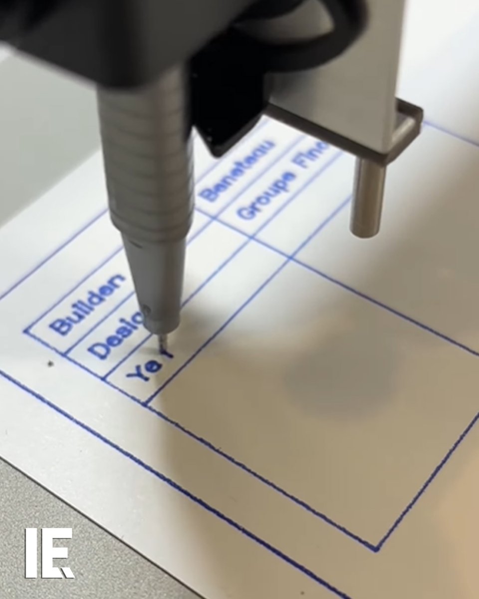 Robot handwriting. Credit Interesting Engineering