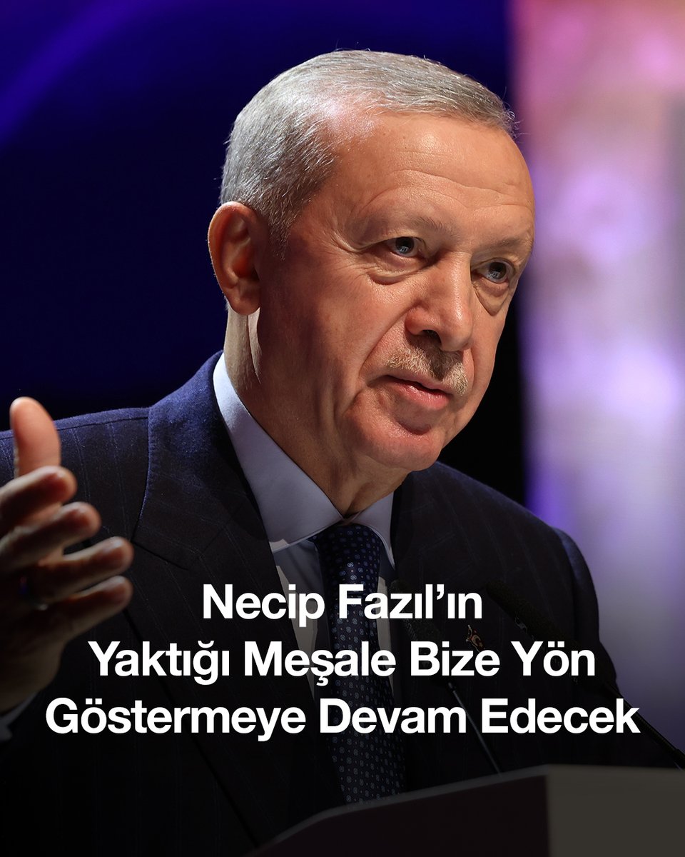 Necip Fazıl’ın en büyük kavgası, bu milletin geleceğine kastedip toplum mühendisliğine soyunanlarla olmuştur. Bizim kuşağımızı uyandıran Üstat’ın yaktığı meşale bugün de yarın da yolumuzu aydınlatmaya, bize yön göstermeye devam edecektir.