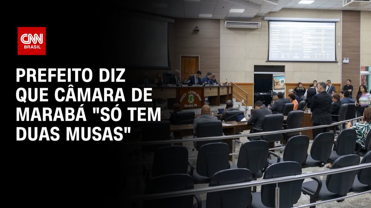 O prefeito recém-empossado da cidade de Marabá (PA), Toni Cunha (PL), afirmou em cerimônia de posse dos secretários do município que as vereadoras Priscila Veloso (PSD-PA) e Maiana Stringari (PDT-PA) são “musas” da Câmara local. #CNNBrasil360