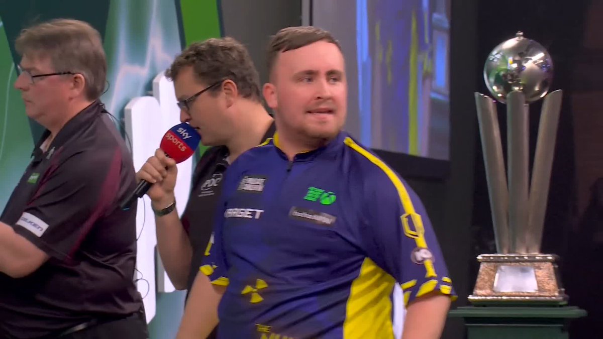 LITTLER DOUBLES HIS LEAD! 'Come on then!' declares a fired-up Luke Littler! Littler averages 115 to complete a blistering clean sweep in set two, and Van Gerwen has work to do! 📺 #WCDarts | Final