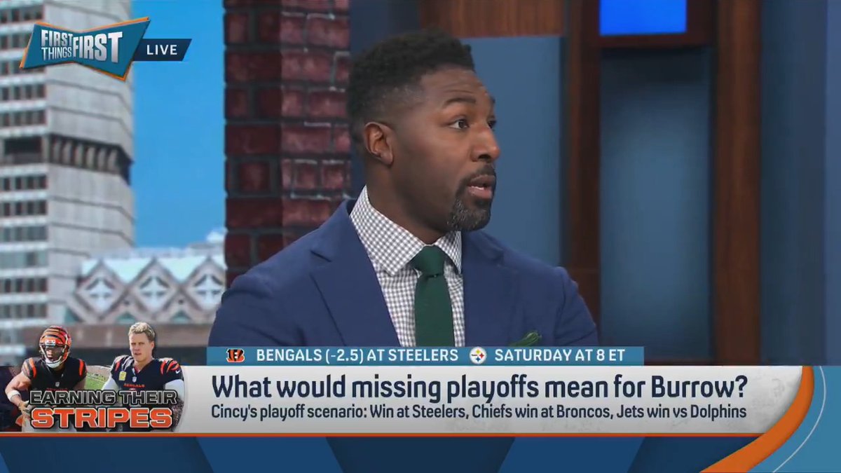 “When you are mentioned with the elite of the elite quarterbacks… Can you overcome things that these three quarterbacks have been able to overcome?” — Greg Jennings on Joe Burrow