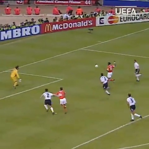 Patrick Kluivert vs England, Euro '96.