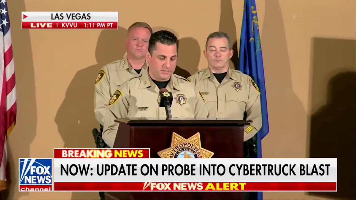 🚨BREAKING: Las Vegas police found two letters in the Cybertruck. One warns of weak leadership, the other calls the country “terminally ill” and describes the incident as a “wake-up call,” not a terrorist attack.