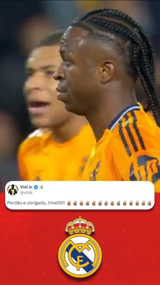 Vinicius Jr. se desculpou após expulsão contra o Valência e agradeceu à equipe pela vitória! O que achou da atitude, fã de esporte? #LALIGANaESPN #LALIGA #ViniJr #ViniciusJr
