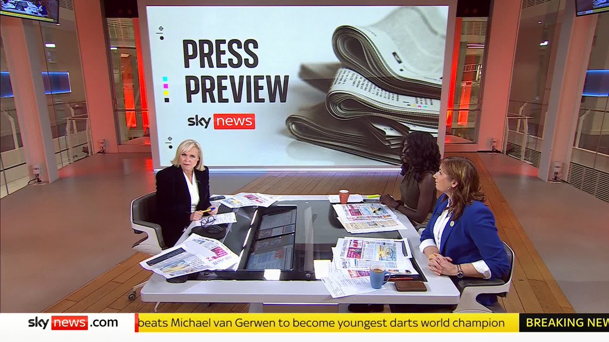 What's on Saturday's front pages? 📰 Sky's Anna Botting takes a first look at tomorrow's top stories with former Tory adviser Anita Boateng and Daily Mirror columnist fleetstreetfox on the #PressPreview. Latest 👉 📺 Sky 501, Virgin 602 and YouTube