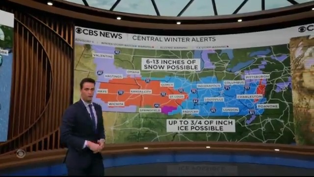 The first major winter storm of the year is expected to bring heavy snow, ice and bitter cold to parts of the central and eastern U.S. late this weekend. Meteorologist Rob Marciano is tracking its path and timing.