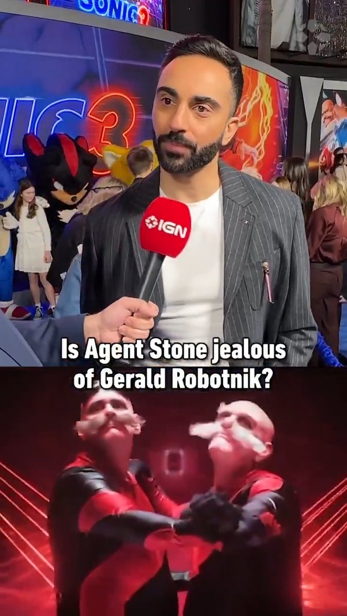 Is Agent Stone jealous of Gerald Robotnik? #SonicMovie3