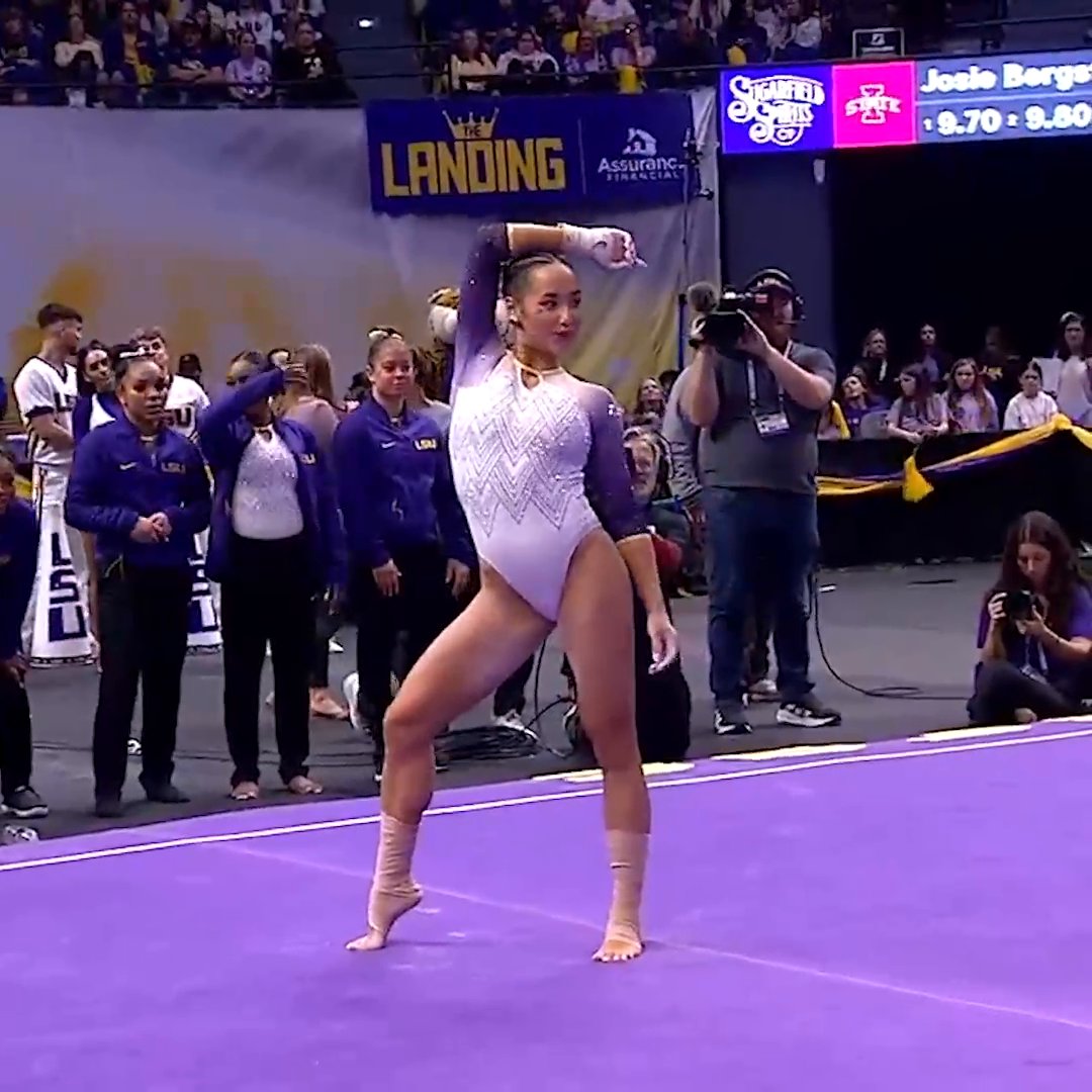 Aleah Finnegan's floor routine never disappoints 🤩 LSU Gymnastics