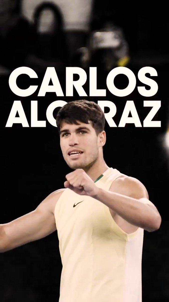 Big dreams. Bigger shots. Biggest heart 💙 Carlos Alcaraz