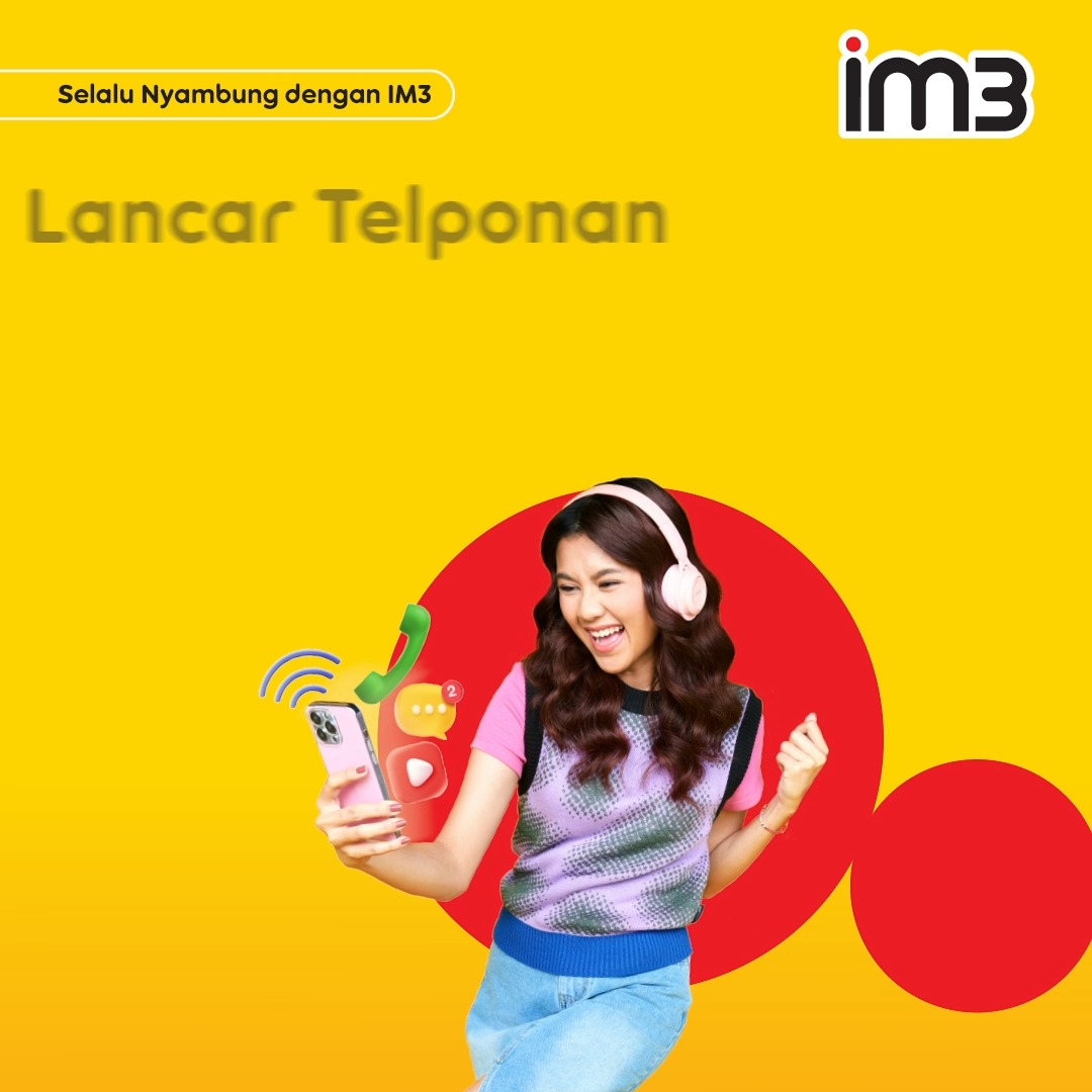 Ngobrol tanpa putus, internetan tanpa jeda 📶 Dengan VoLTE dari IM3, semua jadi lebih efisien ✨ #SahabatBaikku bisa menikmati VoLTE melalui *888*49# dan dapatkan informasi lebih lengkap di 💛