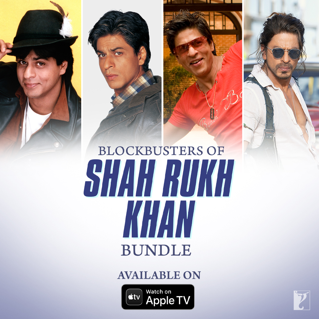 He entered our hearts and we refuse to let him leave 🤝 Blockbusters of Shah Rukh Khan bundle now available on Apple TV