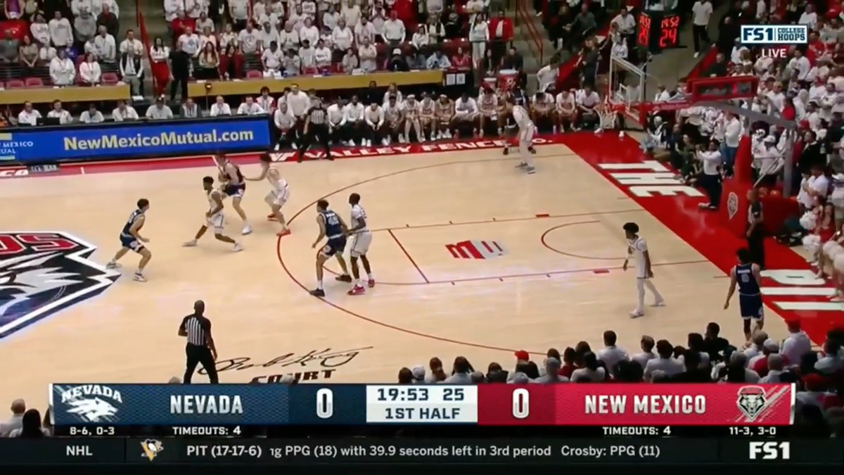 🏀 Highlights from New Mexico's 82-81 buzzer beater win over Nevada!