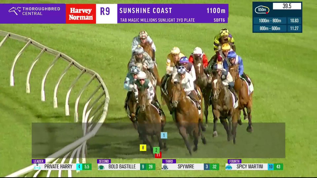 Private Harry takes out the Inaugural running of the TAB Sunlight! 👏 Magic Millions SCTurfClub Doyle Racing Ash Morgan