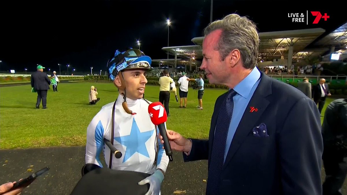 "I don't really get that animated, I lost it over the line, it was an incredible feeling." 🗣️ Hear from Ashley Morgan after his winning ride on Private Harry in the Magic Millions Sunlight.