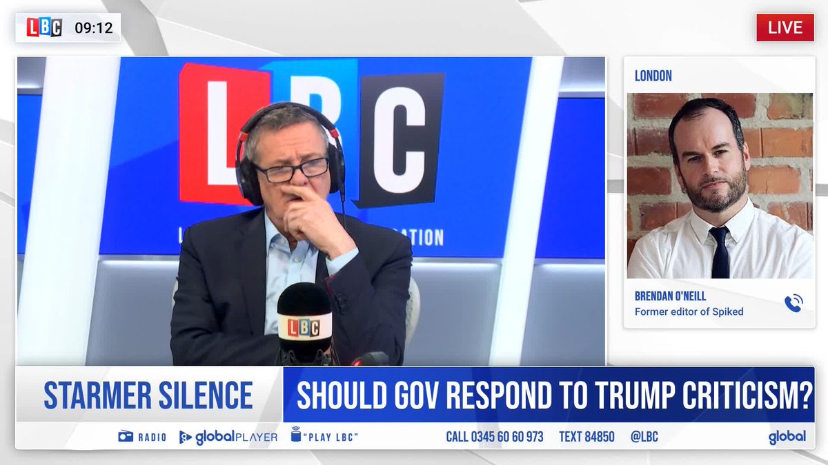 'Keir Starmer should say, "who the hell does this billionaire oligarch think he is"?' 'We don't need anti-democratic intrusions...but it's because of Labour's cowardice and sometimes silence on grooming gangs which allowed Elon Musk to use it as a weapon', says Brendan O'Neill.