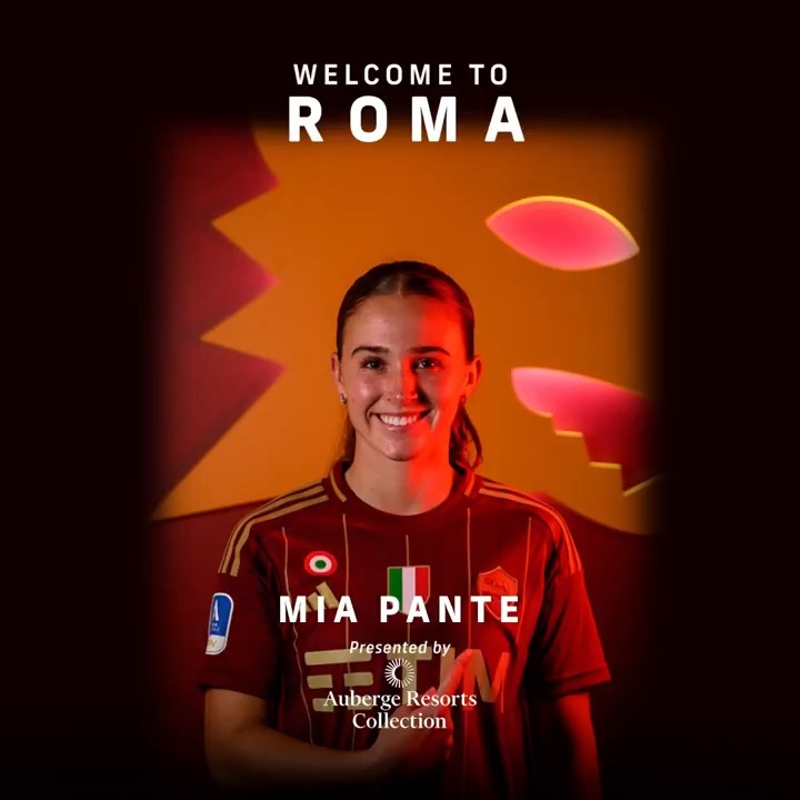🤝 Welcome to Roma, Mia Pante! 🇨🇦 #ASRomaWomen