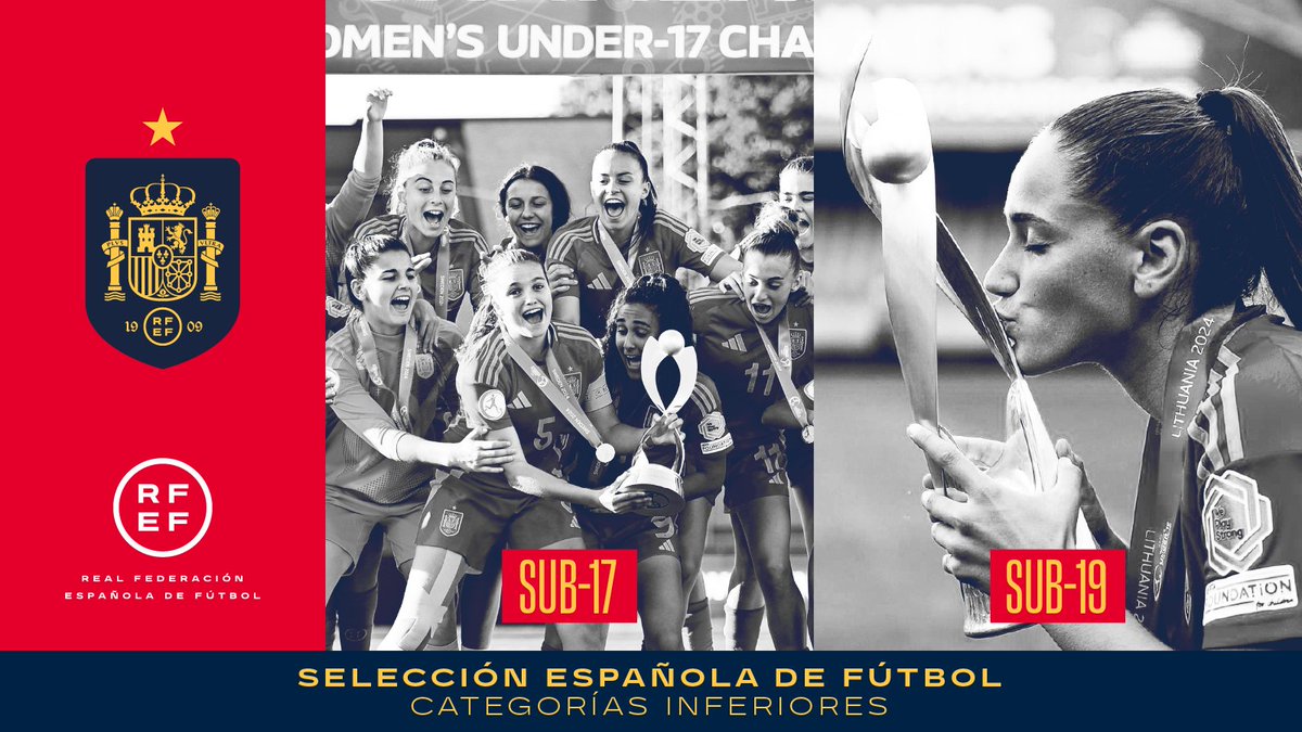 Un 2โฃ0โฃ2โฃ4โฃ ๐ ๐๐ ๐ข๐ฅ๐๐๐๐. ๐ฅ Sub-17 | Campeonas de Europa ๐ฅ Sub-17 | Campeonas de Europa ๐ฅ Sub-17 | Subcampeonas del mundo Y el aรฑo reciรฉn estrenado... ยกยกLucharemos por conseguir mรกs รฉxitos!! โน๏ธ