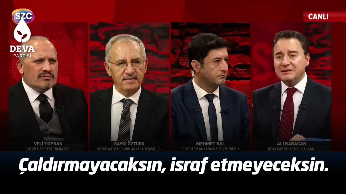 Çaldırmayacaksın, israf etmeyeceksin. Bakın, kaynaklar nasıl bereketleniyor; bu ülke nasıl ayağa kalkıyor.