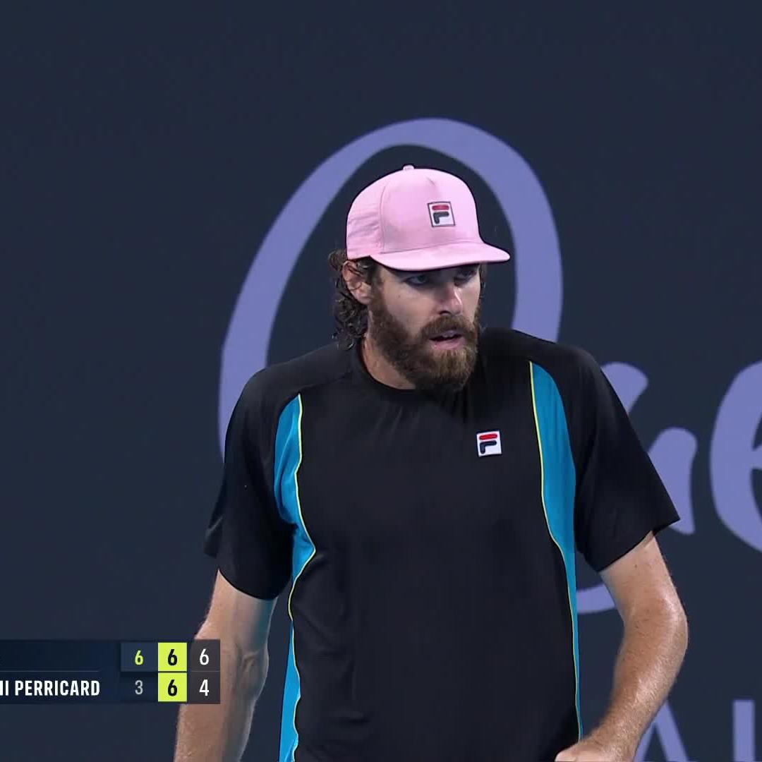 100th ATP Tour win 🙌 After an injury-hit two years, Reilly Oelka defeats Giovanni Mpetshi Perricard 6-3 7-6 to reach his first final since 2022 🎉 #Brisbaneinternational
