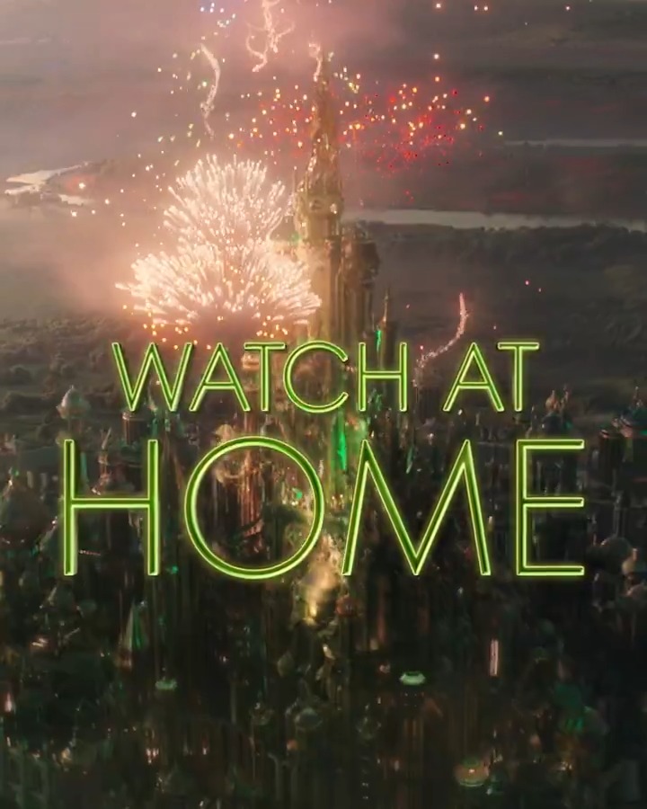 We hope you’re happy! 💖 Wicked is now available to own or rent at home. 💚