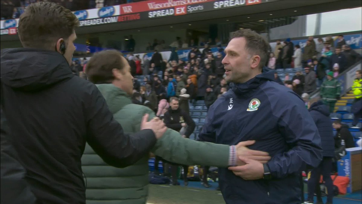 FULL-TIME: Burnley are victorious over Blackburn in the derby once more as John Eustace and Scott Parker exchange some stern words at the whistle! 🏁