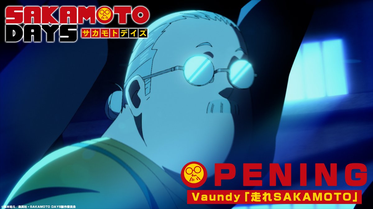 SAKAMOTO DAYS TV Anime Opening Theme 'Hashire SAKAMOTO' by Vaundy.