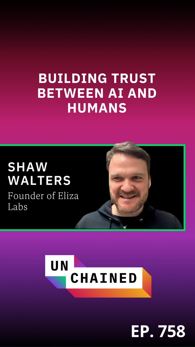 🎯 “You’ve got KOLs celebrating wins and deleting losses. We’re cutting through that noise to identify real alpha.” 🤖 Shaw (spirit/acc) delves into how AI can rebuild trust in crypto trading communities.