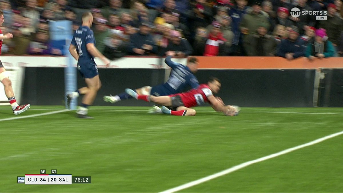 🎙 "THE WELSHMAN ON THE RAMPAGE!" Tomos Williams, take a bow 🙇 #GLOvSAL | #GallagherPrem