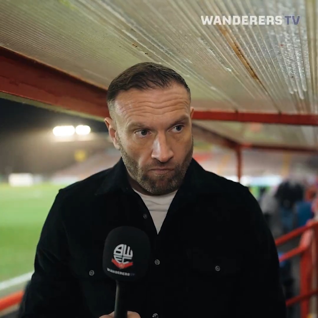 Ian Evatt's reaction to today's dramatic win 📺 #bwfc