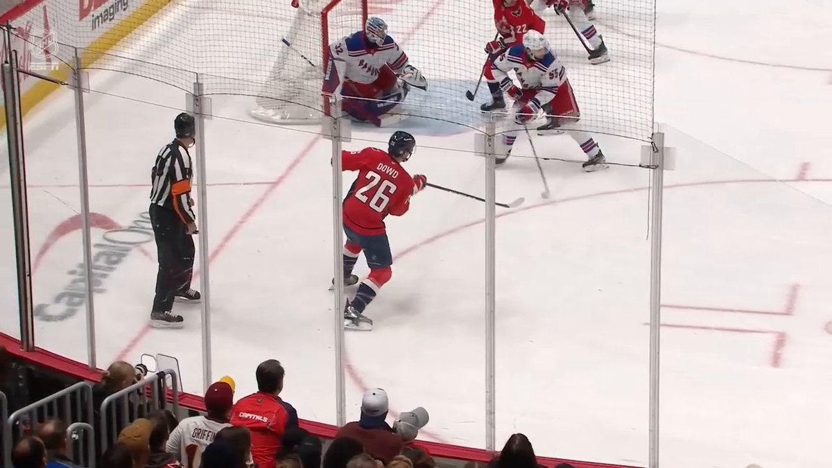 Something about a perfect tic-tac-toe goal 🤩 That's three unanswered for the Washington Capitals! 📺: ABC &amp; ESPN+ ➡️