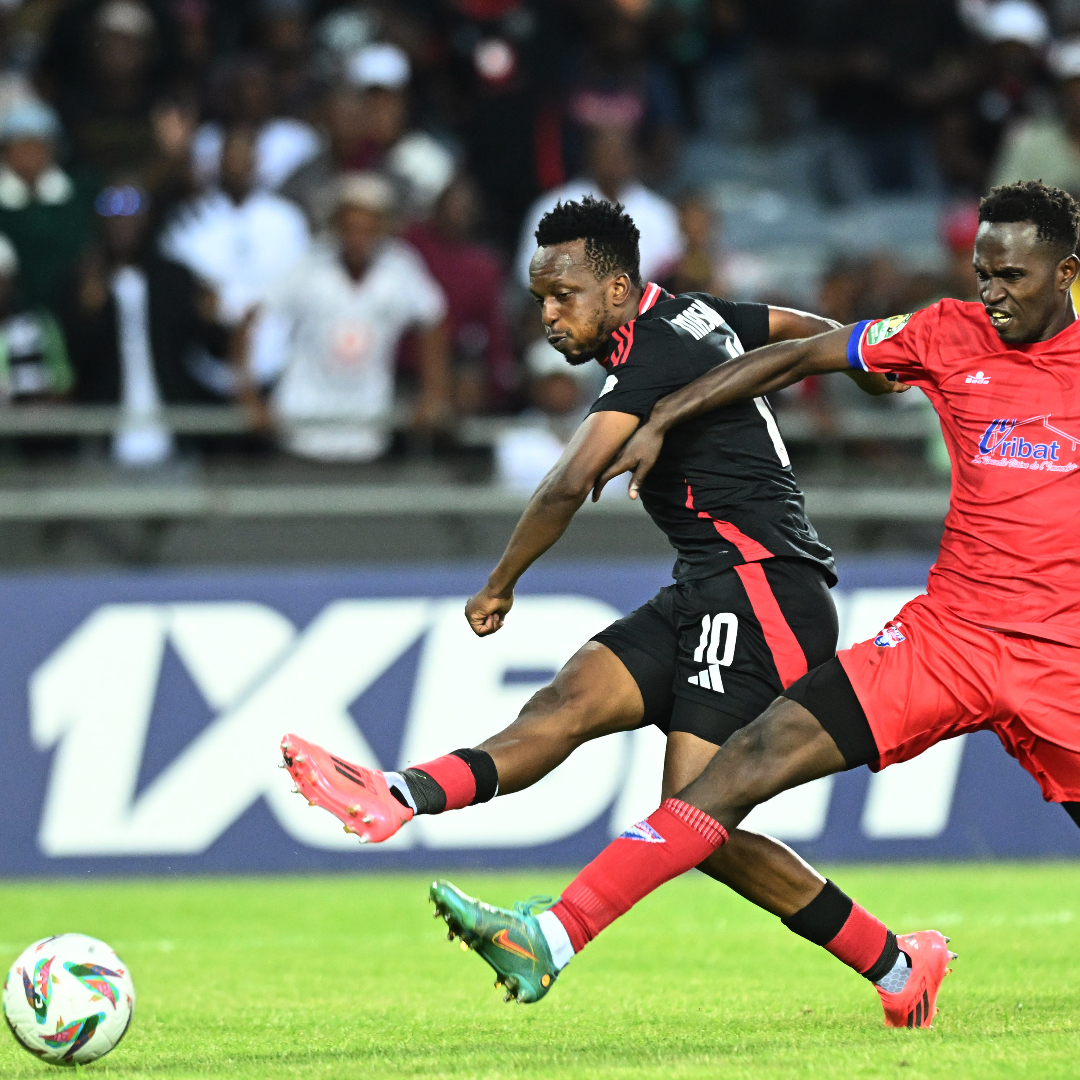 Patrick Maswanganyi finds the net in style. 😎 #TotalEnergiesCAFCL