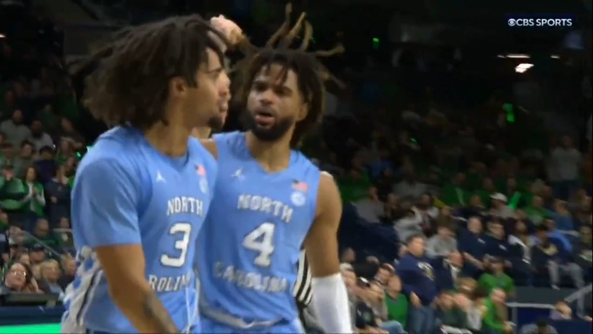 ELLIOT CADEAU WITH ICE IN HIS VEINS 😳 UNC point guard hits the clutch game-winning 4-point play🔥