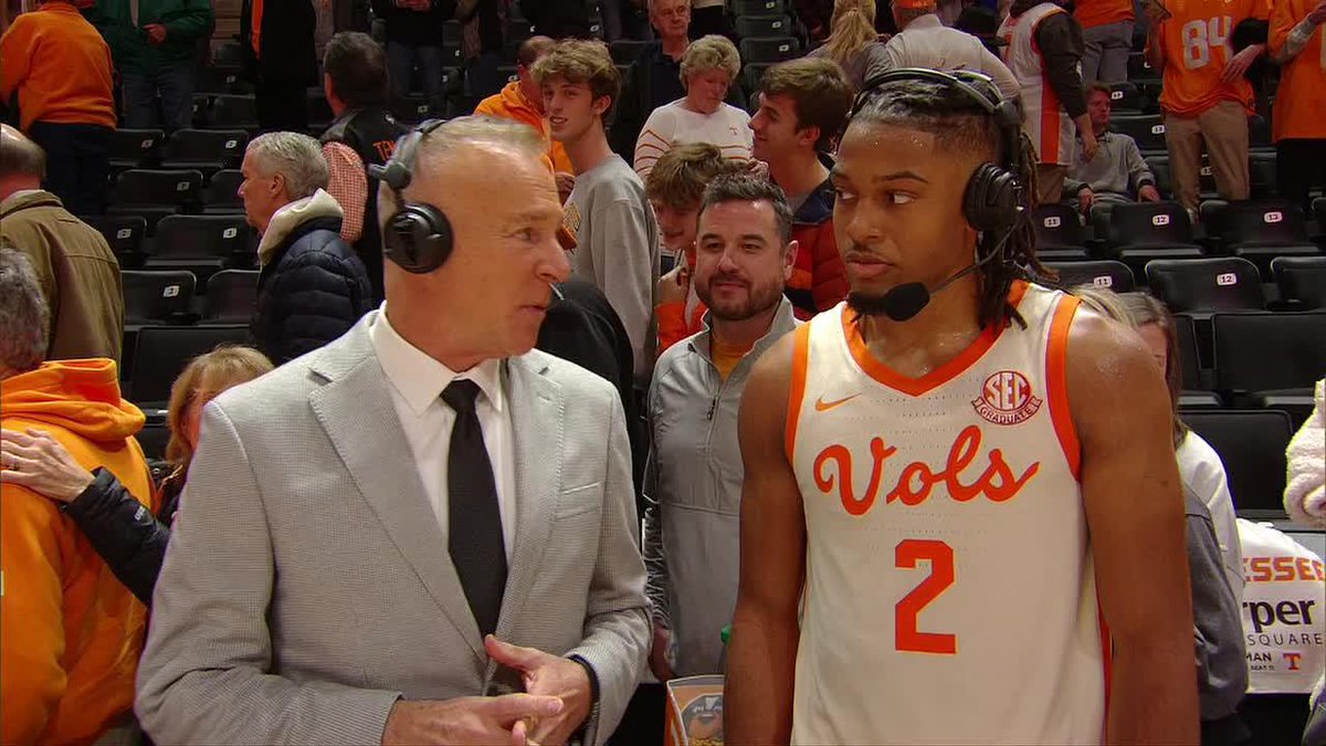 "Go Vols baby" Chaz Lanier postgame after a season-high 29 points