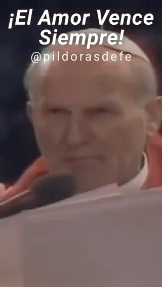 El amor vence siempre, como Cristo ha vencido... Aunque en ocasiones, ante sucesos y situaciones concretas, pueda parecernos impotente, Cristo parecía impotente en la Cruz... ¡Dios Siempre Puede Más! San Juan Pablo II