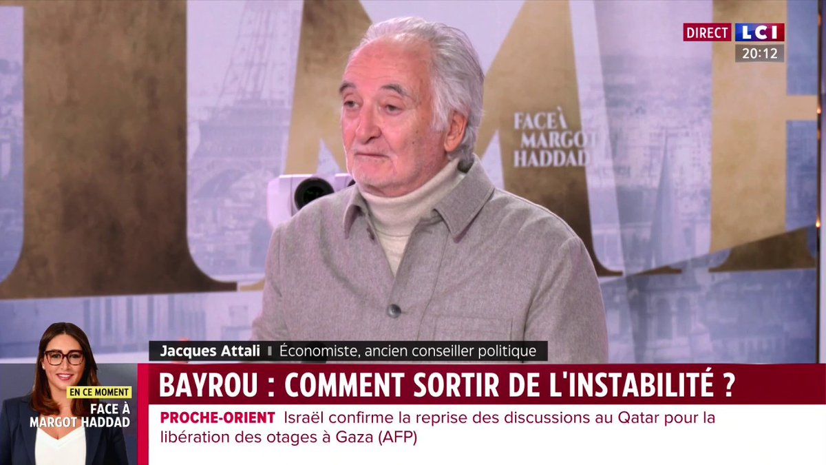 🔴 Démission d'Emmanuel Macron 💬 "Je pense que ce serait très dangereux pour la République que de considérer que les mandats ne doivent pas aller à leur terme." affirme l'économiste Jacques Attali