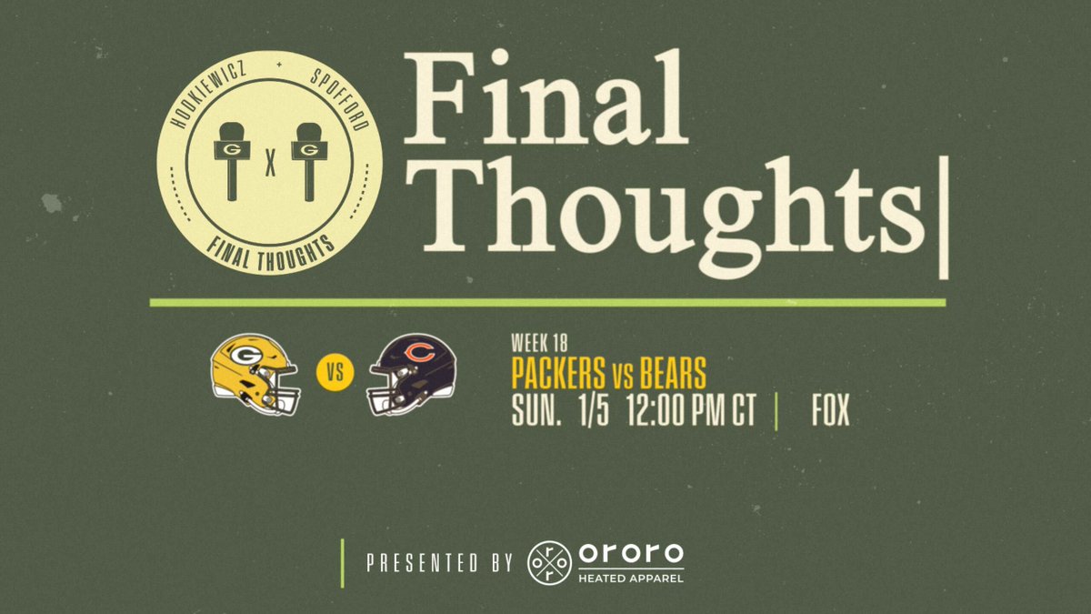 Final thoughts before #CHIvsGB ororo Heated Apparel
