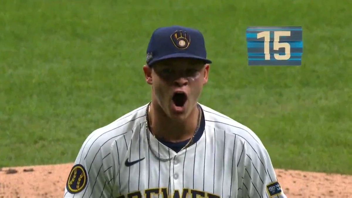 .Milwaukee Brewers hurler Tobias Myers comes in at #1⃣5⃣! 📺 Top Rookies of 2024 - NOW on MLB Network