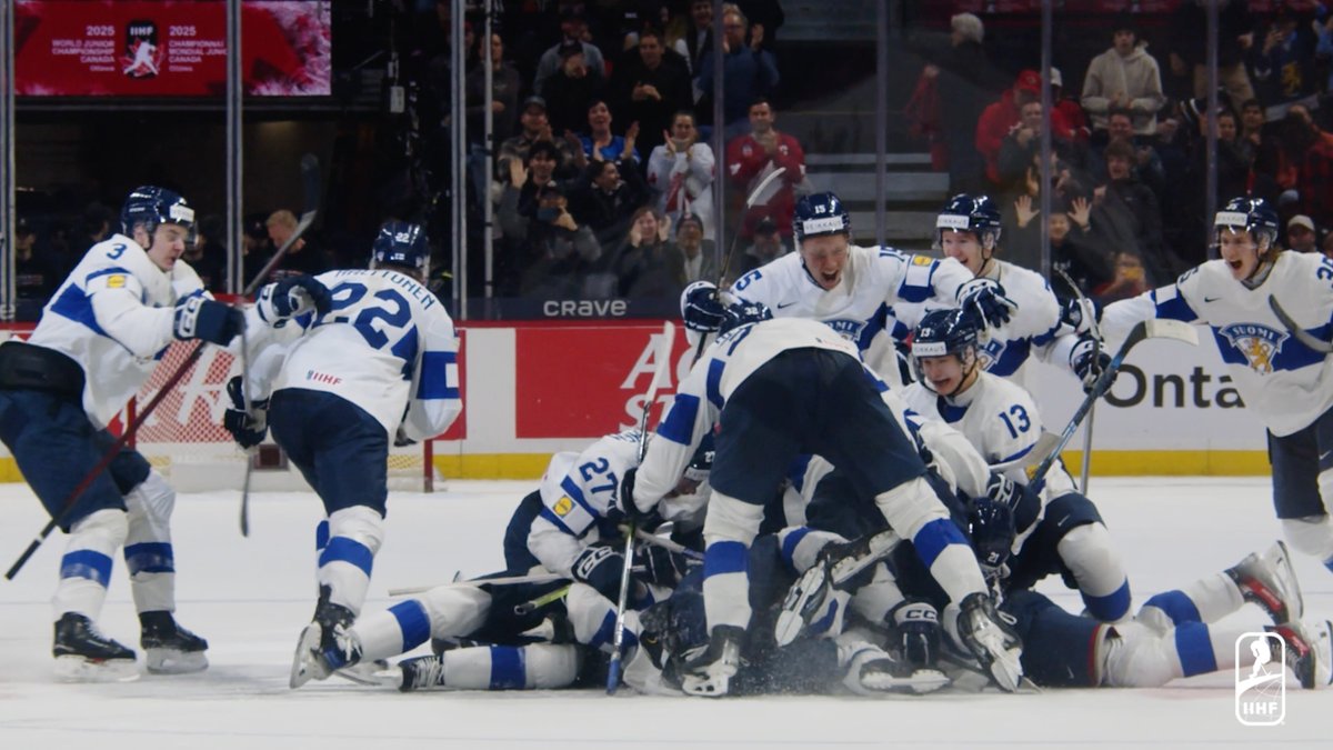 The Finnish fairy tale continues tomorrow with the fight for gold.🇫🇮🧚 #WorldJuniors Leijonat.fi #IIHF