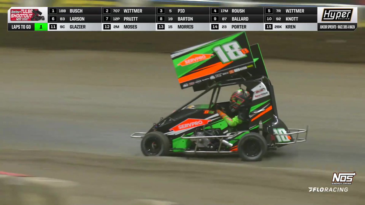 🏆 B-Rex is a Golden Driller Winner!!! Brexton Busch wins the Junior Sprint division at the #TulsaShootout presented by NOS Energy Drink! Tulsa Shootout