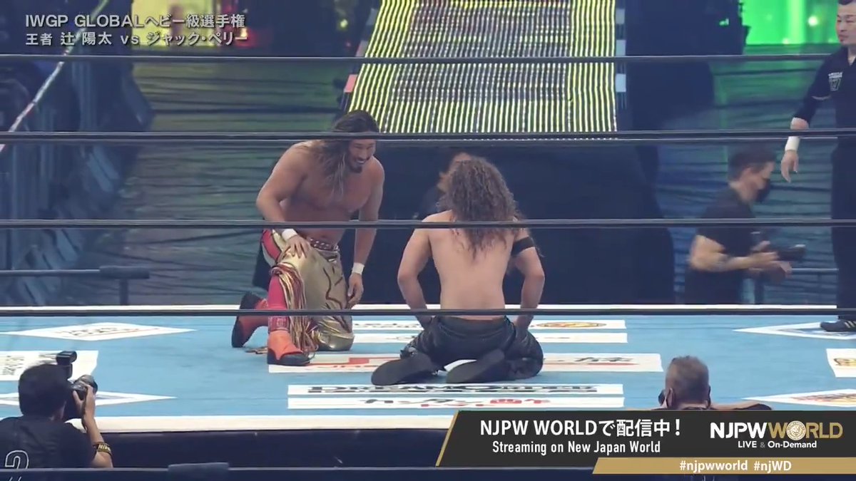 🏟️WRESTLE DYNASTY🏟️ 第8試合 IWGP GLOBALヘビー級選手権試合‼️ 🆚 辻陽太 Yota Tsuji × Jack Perry 登録・視聴はこちらから ⇒ #NJPW #AEW #njpwworld #njWD