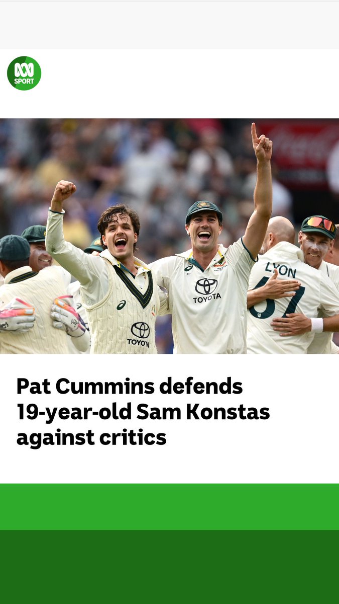 "I think people mistake a bit of confidence with bullying or abuse." Pat Cummins has defended 19-year-old Sam Konstas against his critics after a dramatic final Test in the Border-Gavaskar Trophy series. 🏏 Listen to Sport Shorts: #AUSvIND