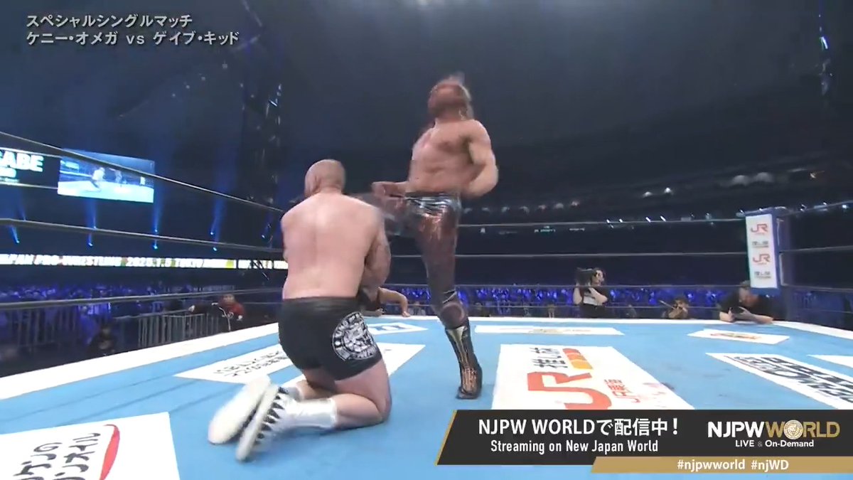 .Kenny Omega "Powerbomb → V trigger" Sign up Now &amp; Stay tuned to #NJPW #AEW #njpwworld #njWD