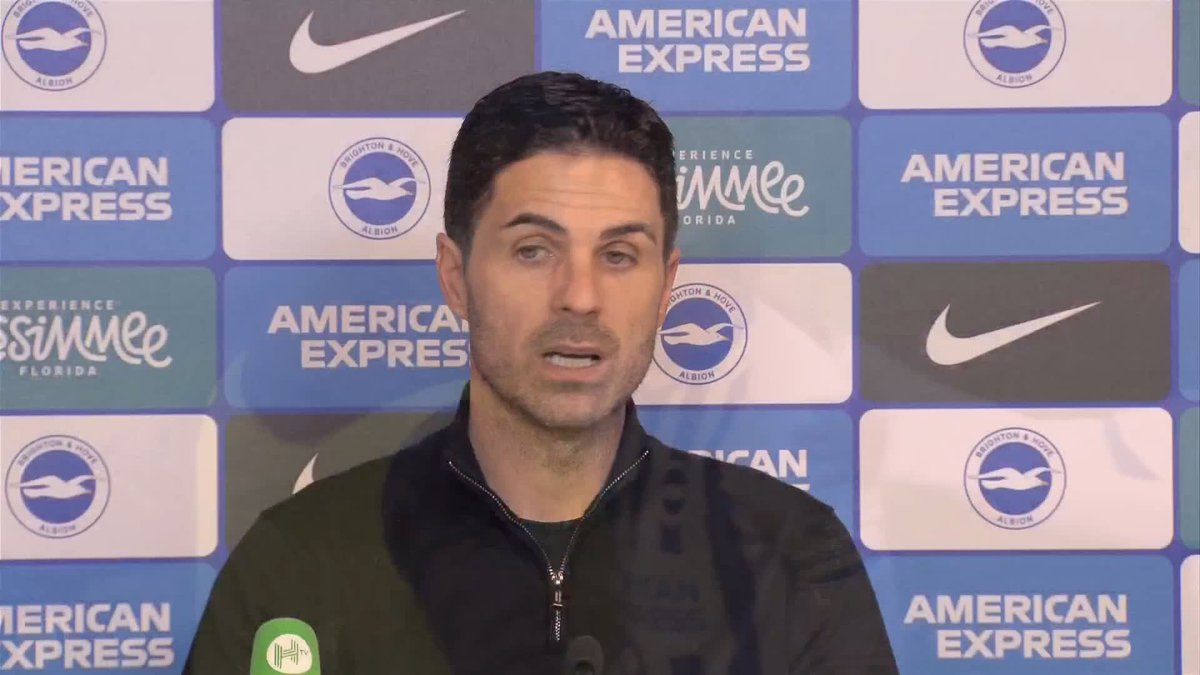 🗣️ ''I have never seen anything like this in my career'' Mikel Arteta reacts to Brighton being awarded a penalty for Saliba's challenge on Joao Pedro 💥