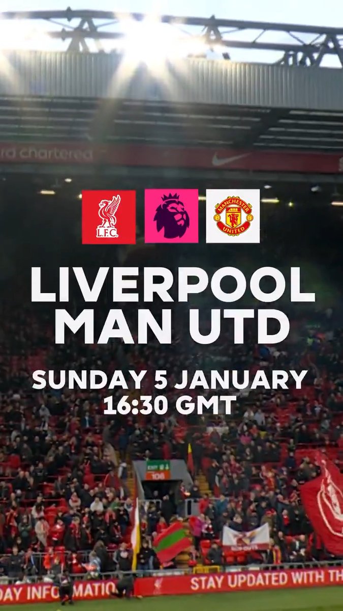 Anything can happen. Liverpool FC • Manchester United