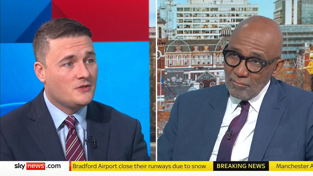 "We want to reduce waiting times to 18 weeks by the end of the parliament." Health Secretary Wes Streeting tells Sky's Trevor Phillips, "It is ambitious, it's not going to be easy." #TrevorPhillips 📺 Sky 501, Virgin 602, Freeview 233 and YouTube