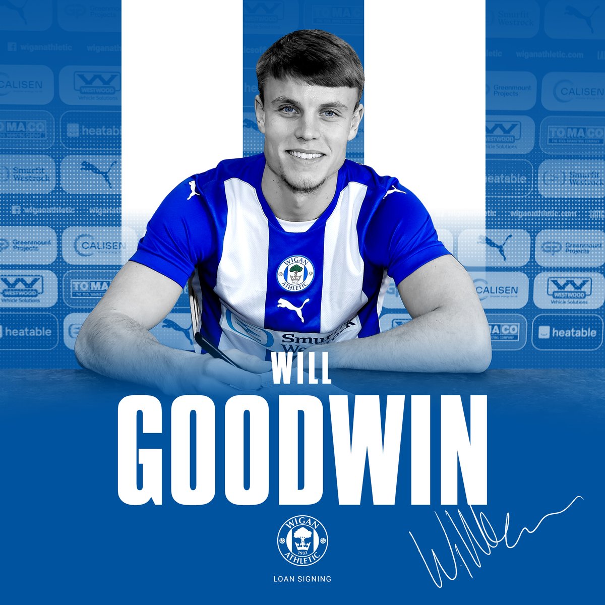 𝙒𝙞𝙡𝙡 𝙂𝙤𝙤𝙙𝙬𝙞𝙣 𝙞𝙨 𝙖 𝙏𝙞𝙘! 💙 ✍️ We are delighted to confirm the loan signing of the Oxford United striker until the end of the 2024/25 campaign! #wafc 🔵⚪️