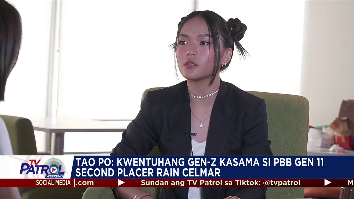 Makisali sa Gen-Z kuwentuhan at kilalanin ang PBB Gen 11 second placer na si Rain Celmar sa "Tao Po!". Kaugnay na ulat: