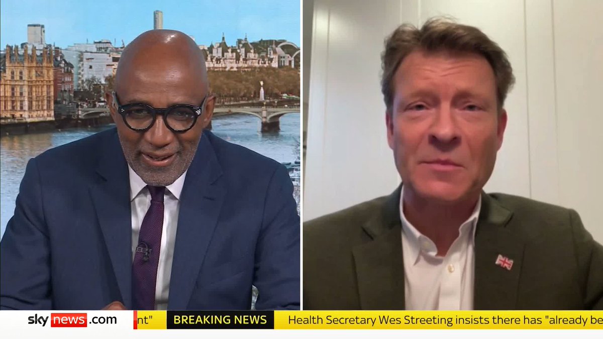 'Have you identified and expelled the MPs who heckled Lee Anderson in support of Tommy Robinson?' 'No one is interested in your juvenile question' - Reform UK deputy leader shows his puerile tetchiness and contempt for anyone challenge. .
