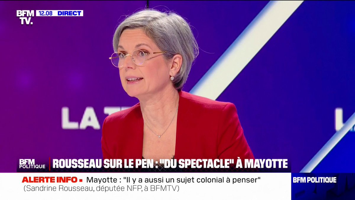 Sandrine Rousseau (Les Écologistes), sur Mayotte: "La misère génère le Rassemblement national"